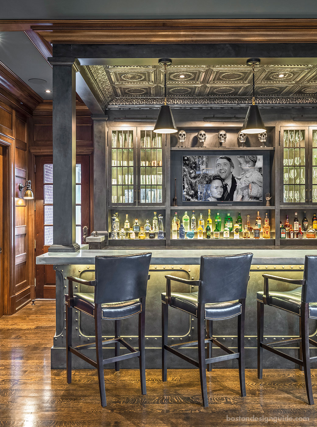 Custom Steampunk bar design in Boston