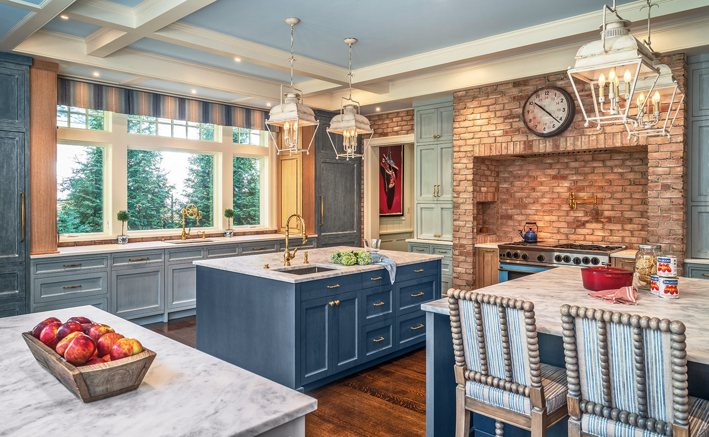 High-end English-style kitchen design