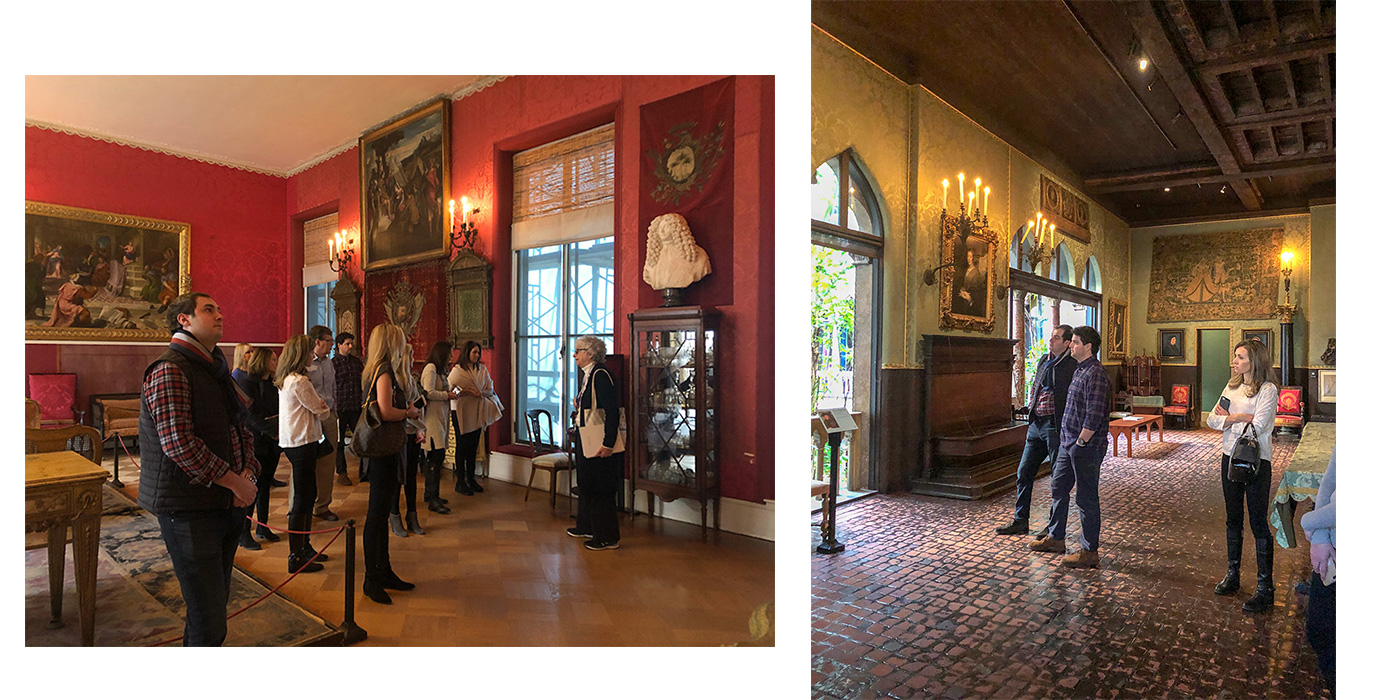 The staff at Boston Design Guide takes a private tour of the Isabella Stewart Gardner Museum