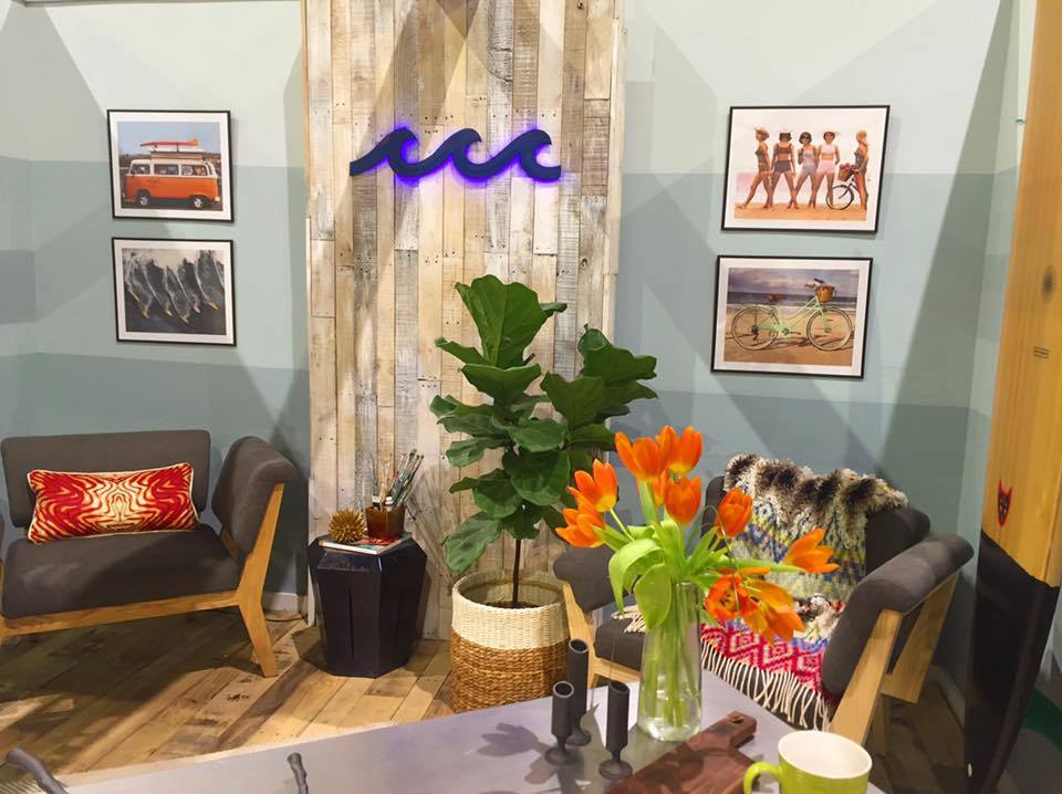 Coastal-themed live-work space at the 2016 Rhode Island Home Show