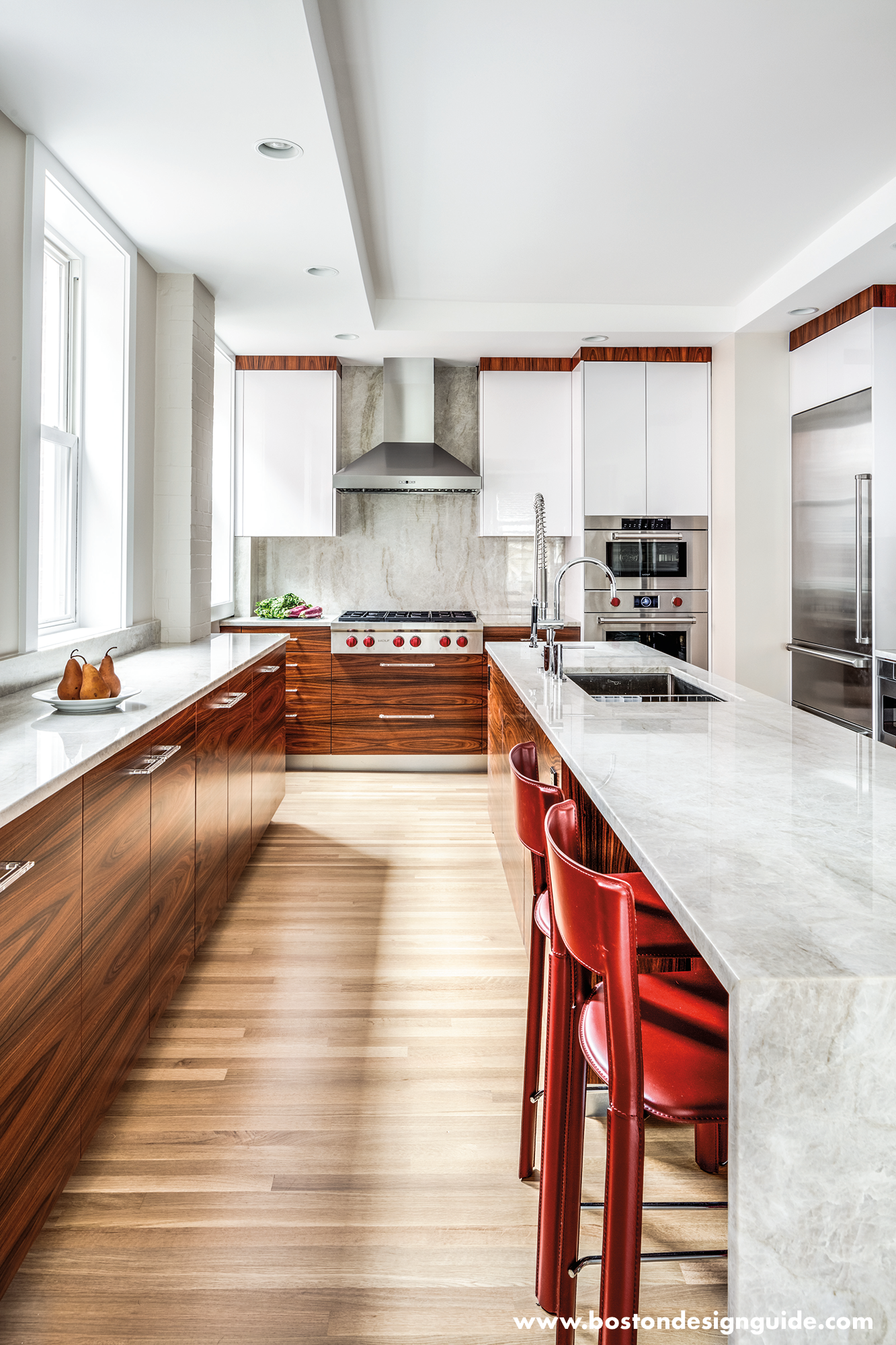 A Neutral Kitchen in Newton