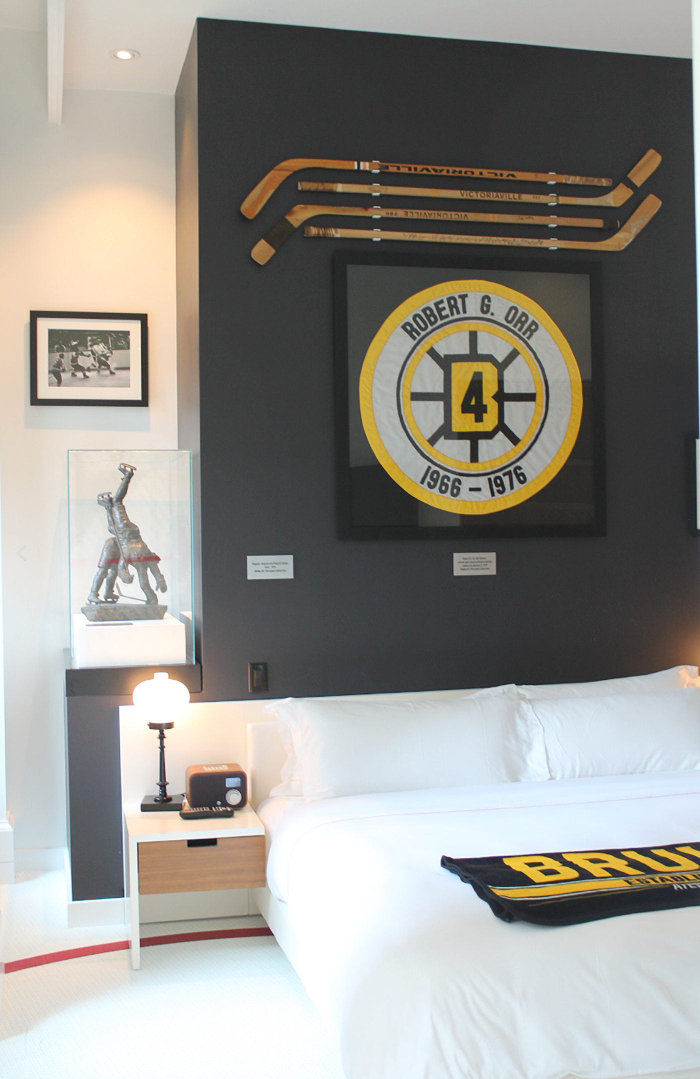 Bobby Orr Suite at The Ames Hotel Boston