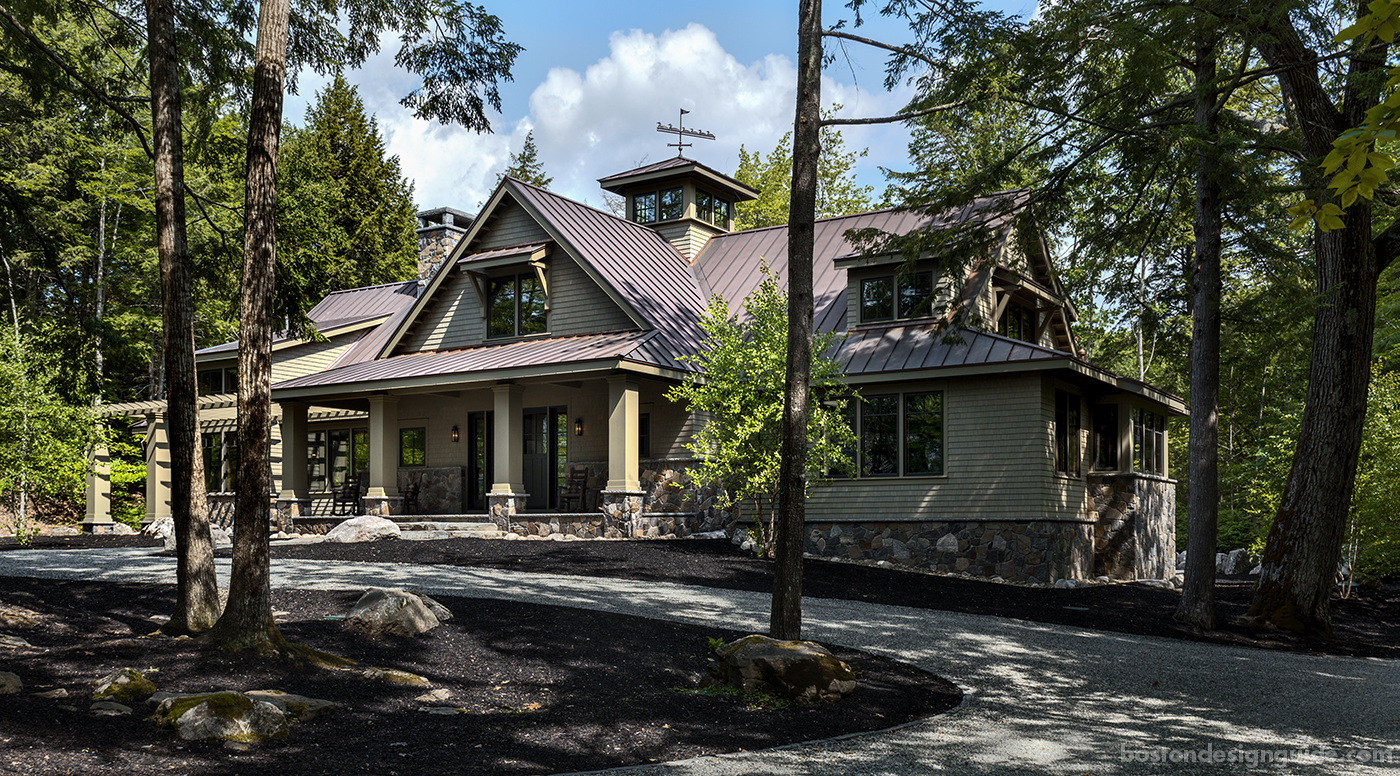 high-end New England architects, recreation lodge