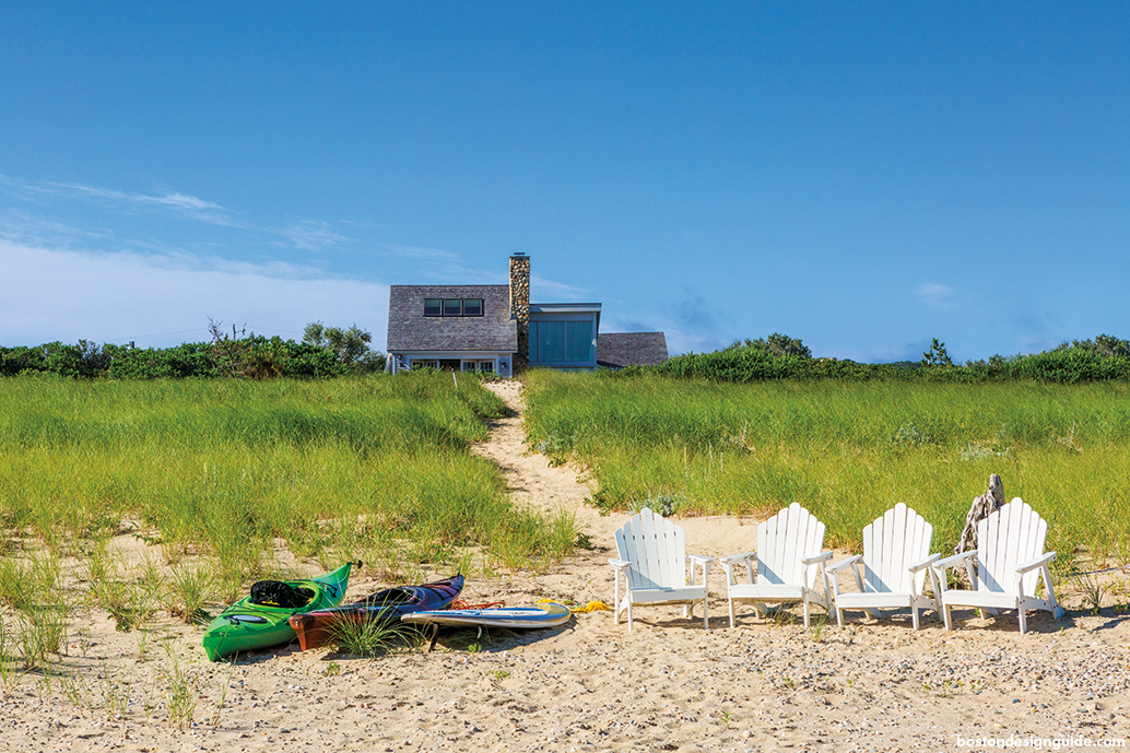 residential home architecture on the beach