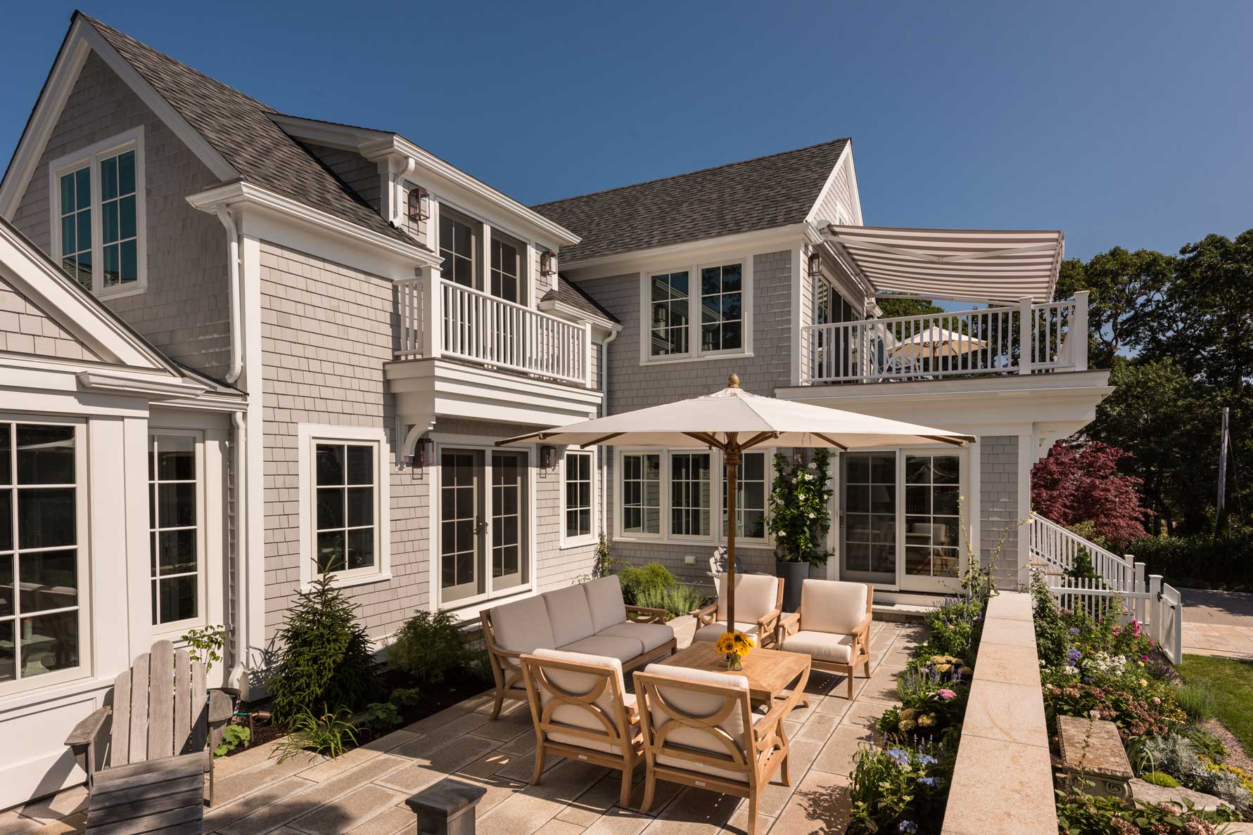 back patio area of house