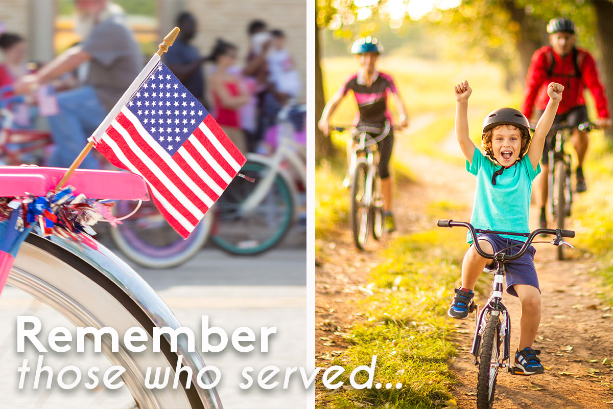 Remember those who served our country with a bike ride