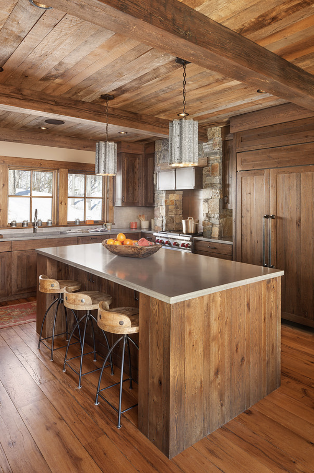 9 Of Our Favorite Rustic Kitchens With Exposed Wood Beams Boston Design Guide