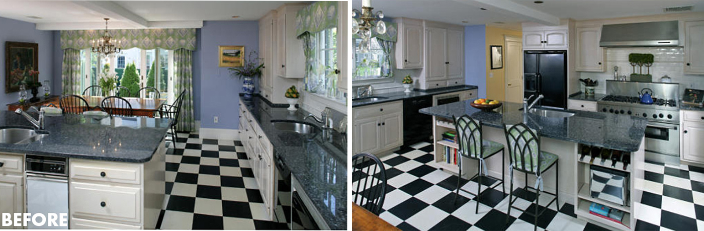 "Before" historic kitchen renovation