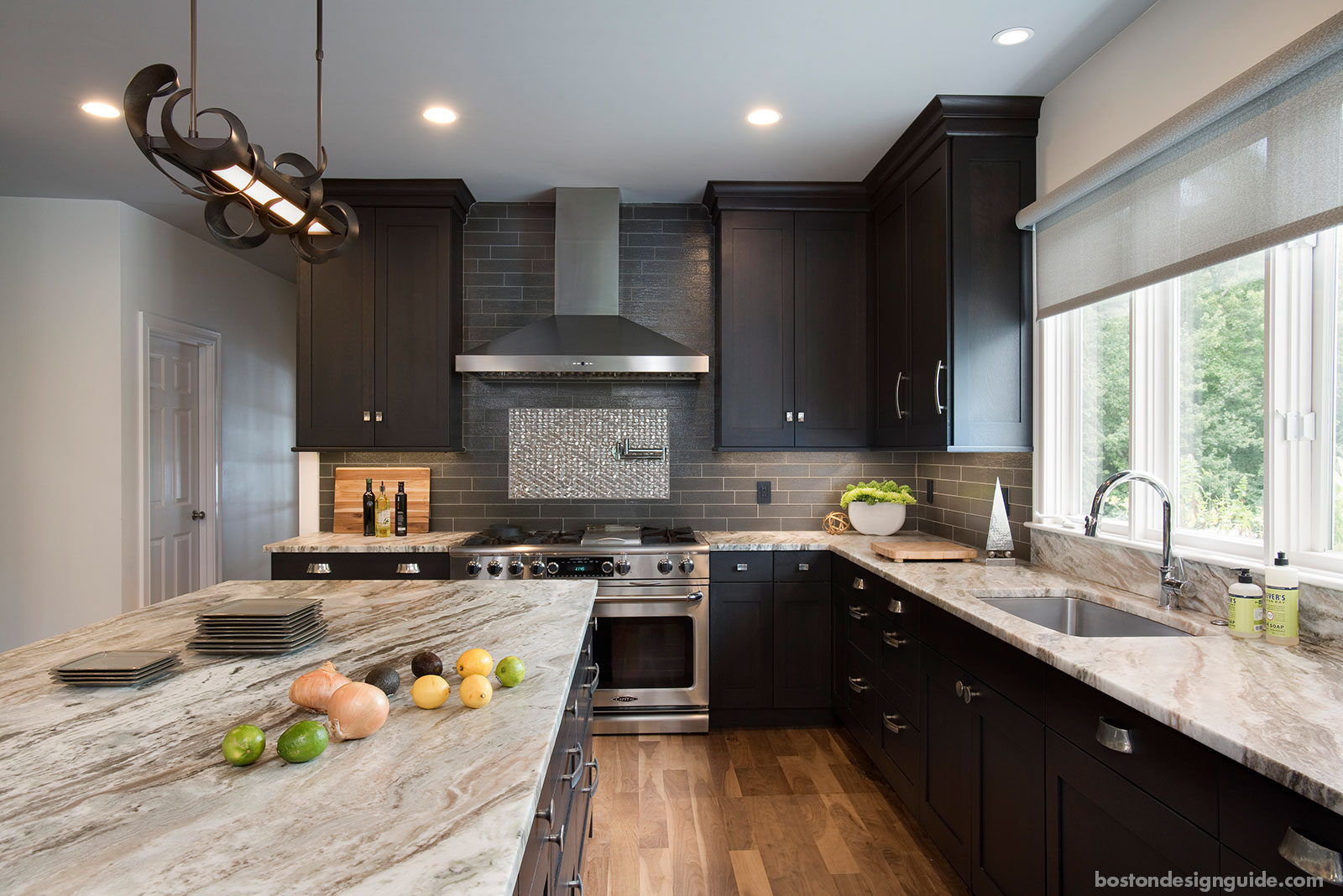 Contemporary Kitchen Transformation by Roomscapes Cabinetry & Design Center