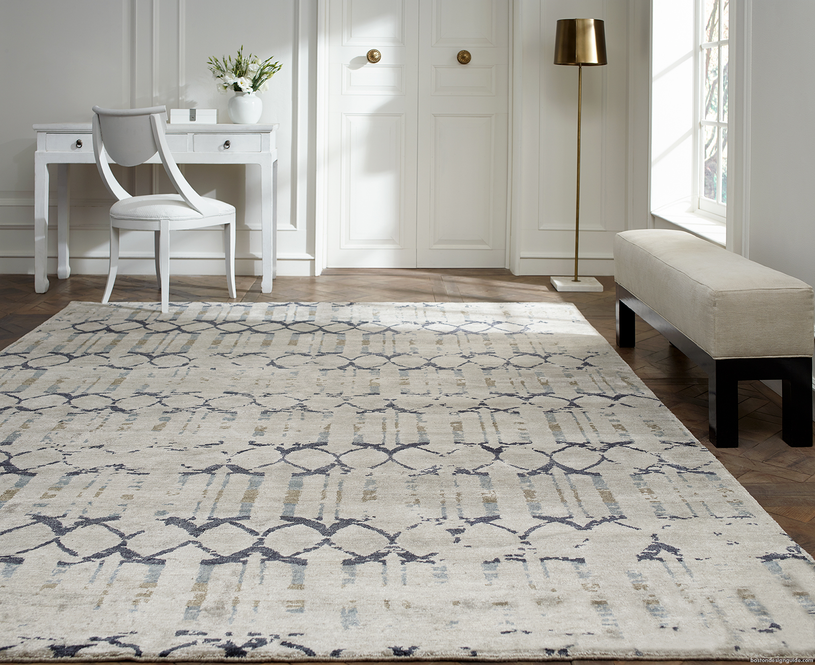 Transitional rug