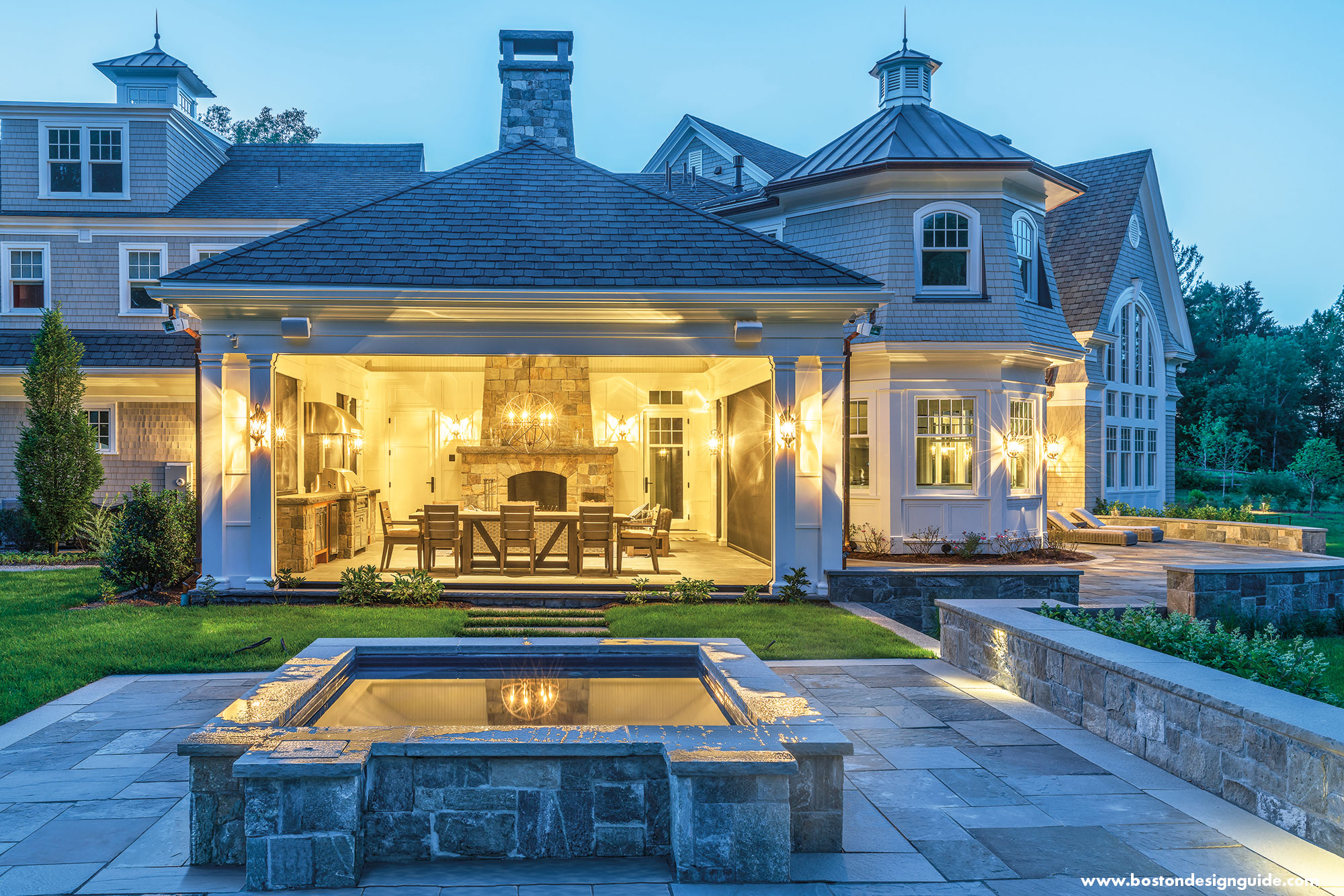 High-end custom porch