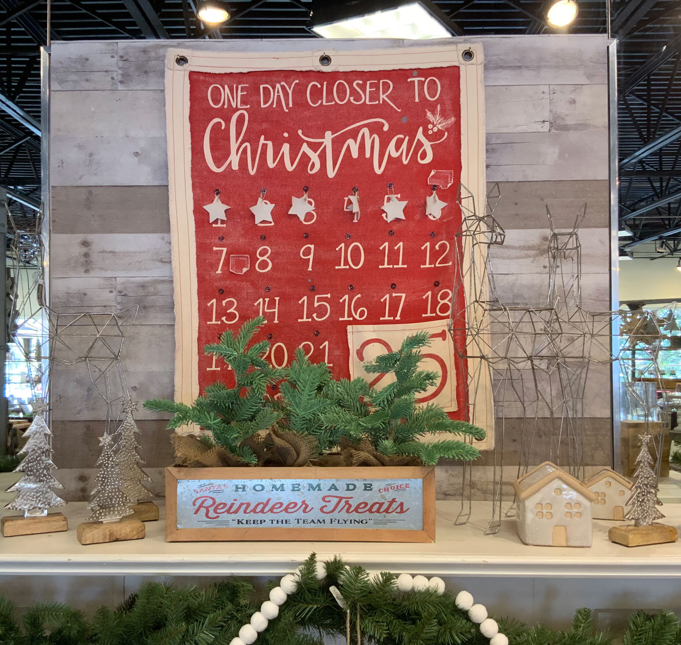 Festive holiday decorations at Seasons Four in Lexington, MA Festive holiday decorations at Seasons Four in Lexington, MA