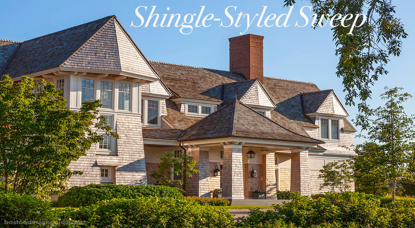 Shingle-style home by architect Shope Reno Wharton