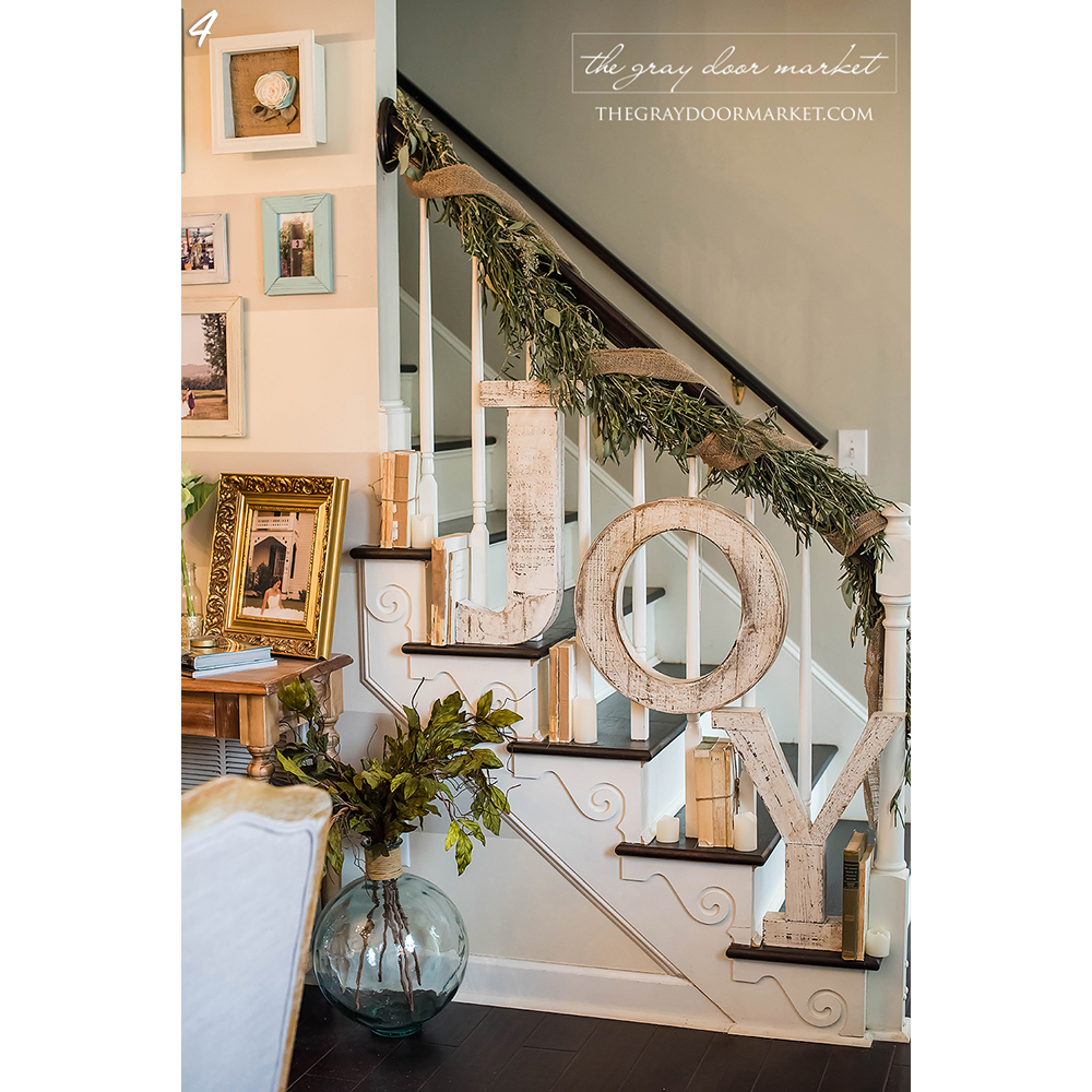 Stairway Holiday Decor