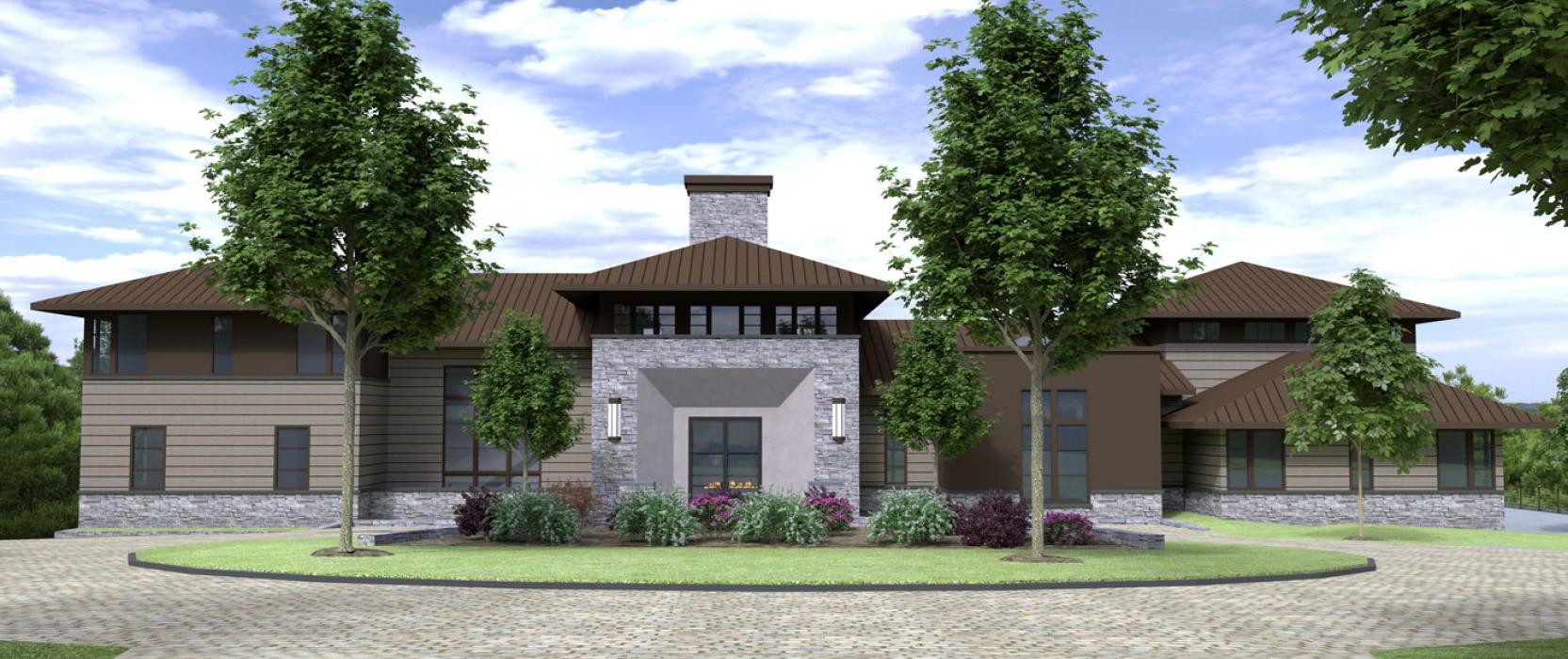 Modern Prairie style home