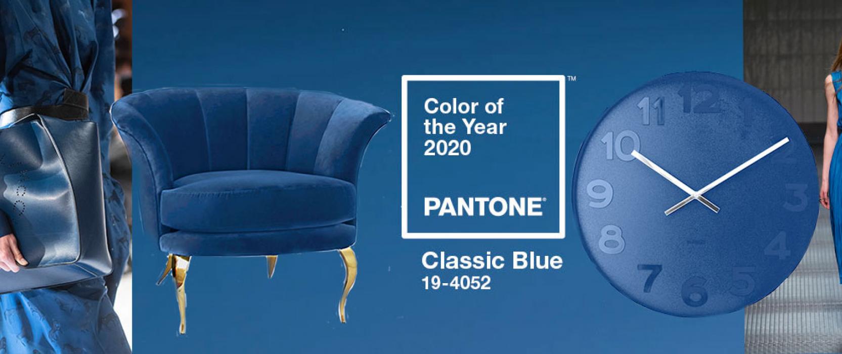 Design applications of Pantone Color of the Year 2020, Classic Blue