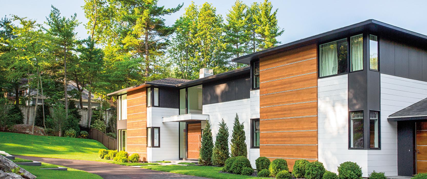 beautiful modern homes in Massachusetts