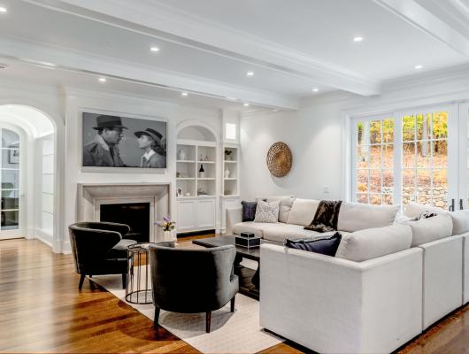 High-end turnkey Weston home for sale by top Boston builder