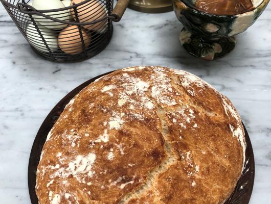 No-Knead Bread, recipe by Sullivan Street Bakery