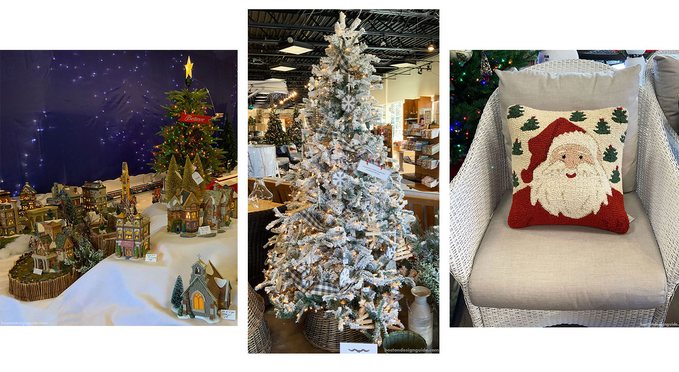 Traditional holiday home accents at Seasons Four