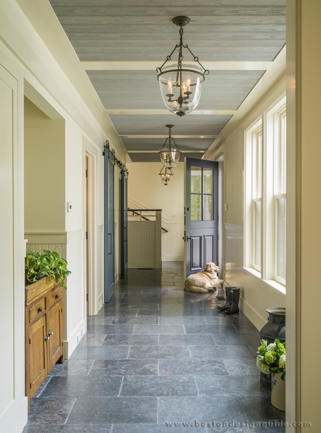 High-end mudroom design