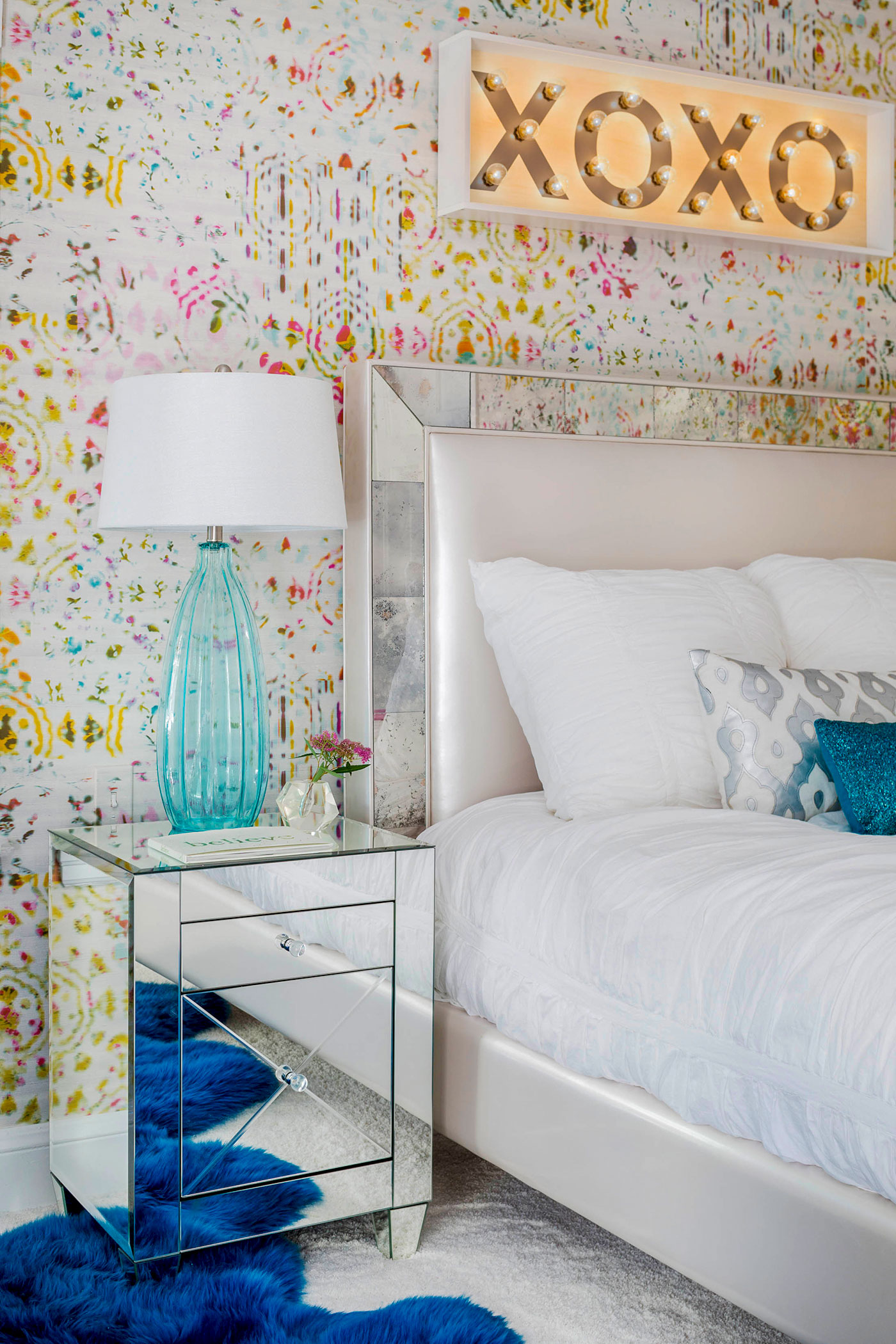 Teenage Girl's Bedroom by Heather Vaughan Interior Design