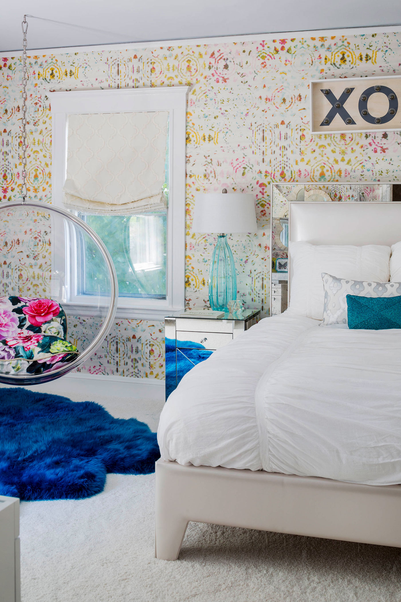 Teenage Girl's Bedroom by Heather Vaughan Interior Design