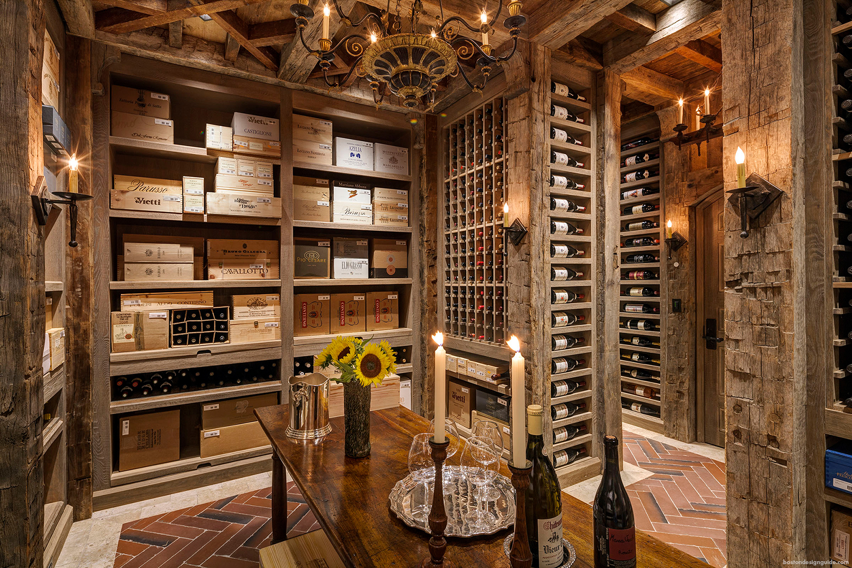 High-end custom wine cellar