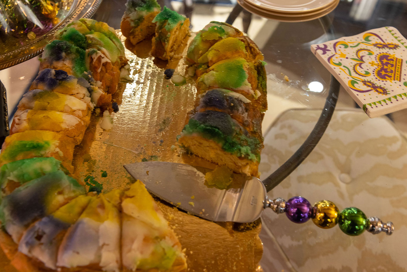 Celebrating Fat Tuesday with King's Cake 