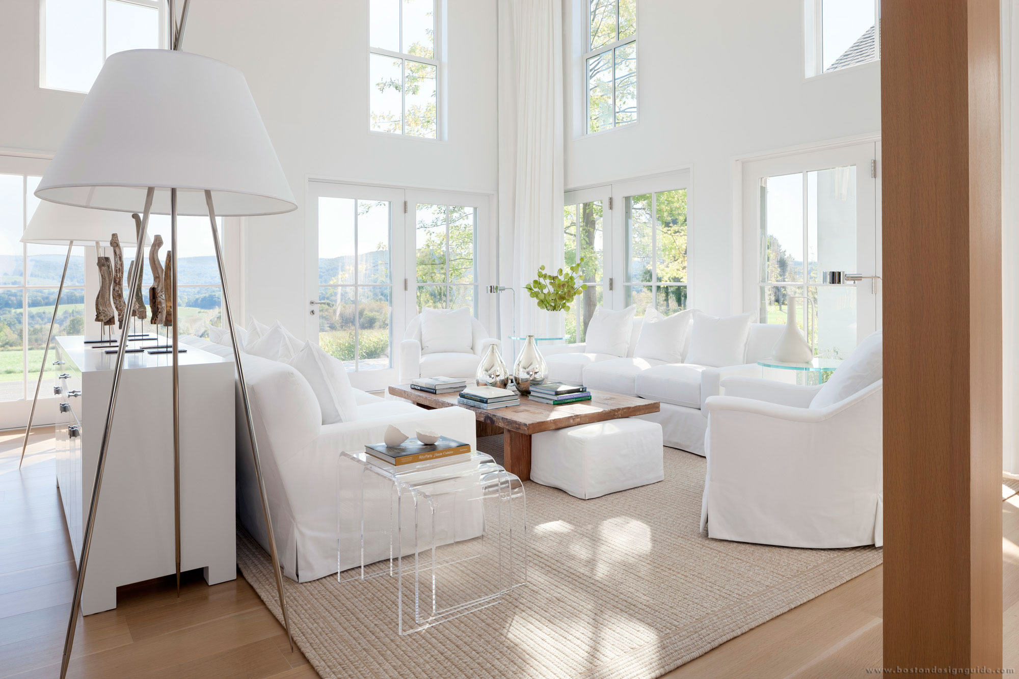 Lucite nesting tables