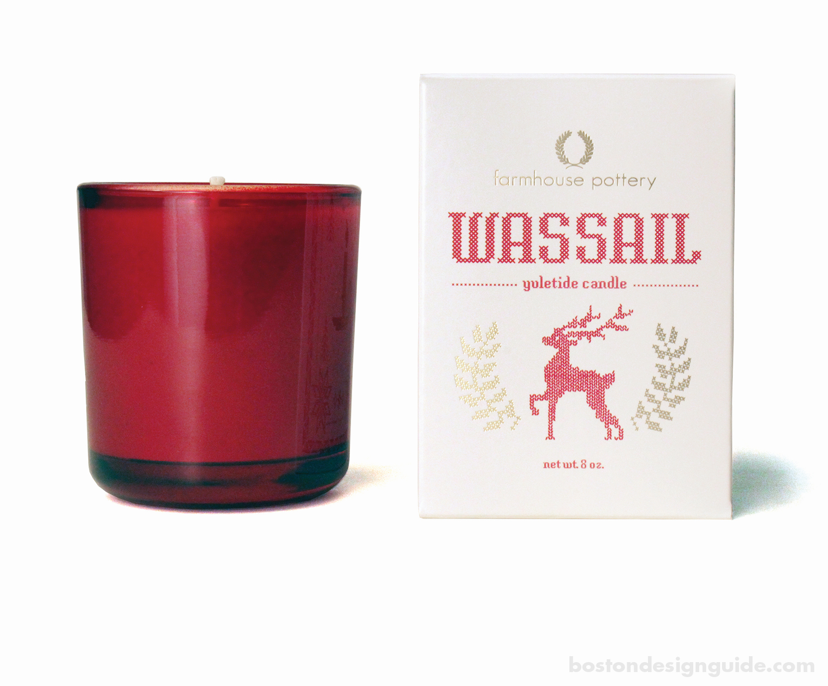Wassail candle at Surroundings Home Farmhouse Pottery candle