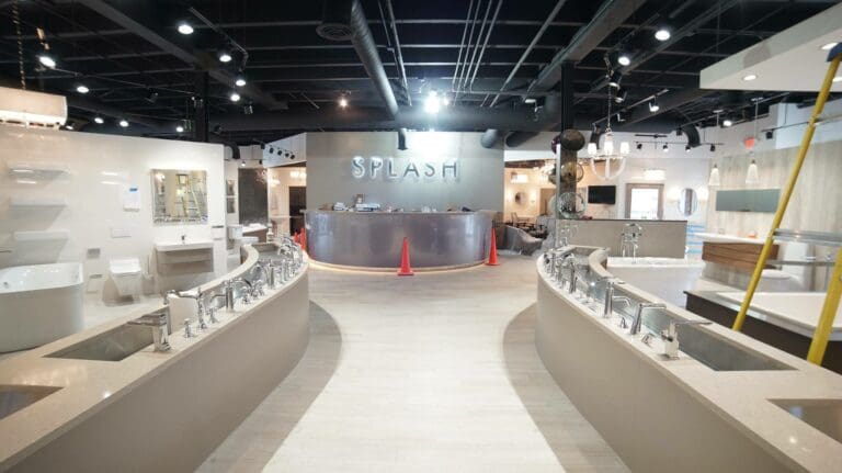 Splash Renovates Kitchen and Bath Showroom in Newton, MA
