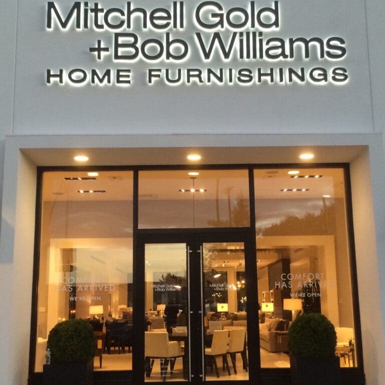 Comfort has arrived at the new Mitchell Gold + Bob Williams store in Burlington