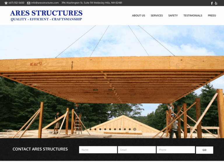 Ares Structures Launch Beautiful New Website