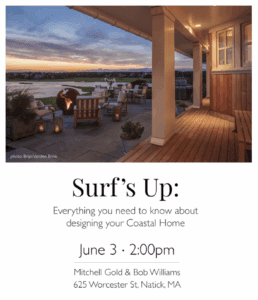 You’re Invited: A Presentation on Everything You Need to Know About Designing Your Coastal Home