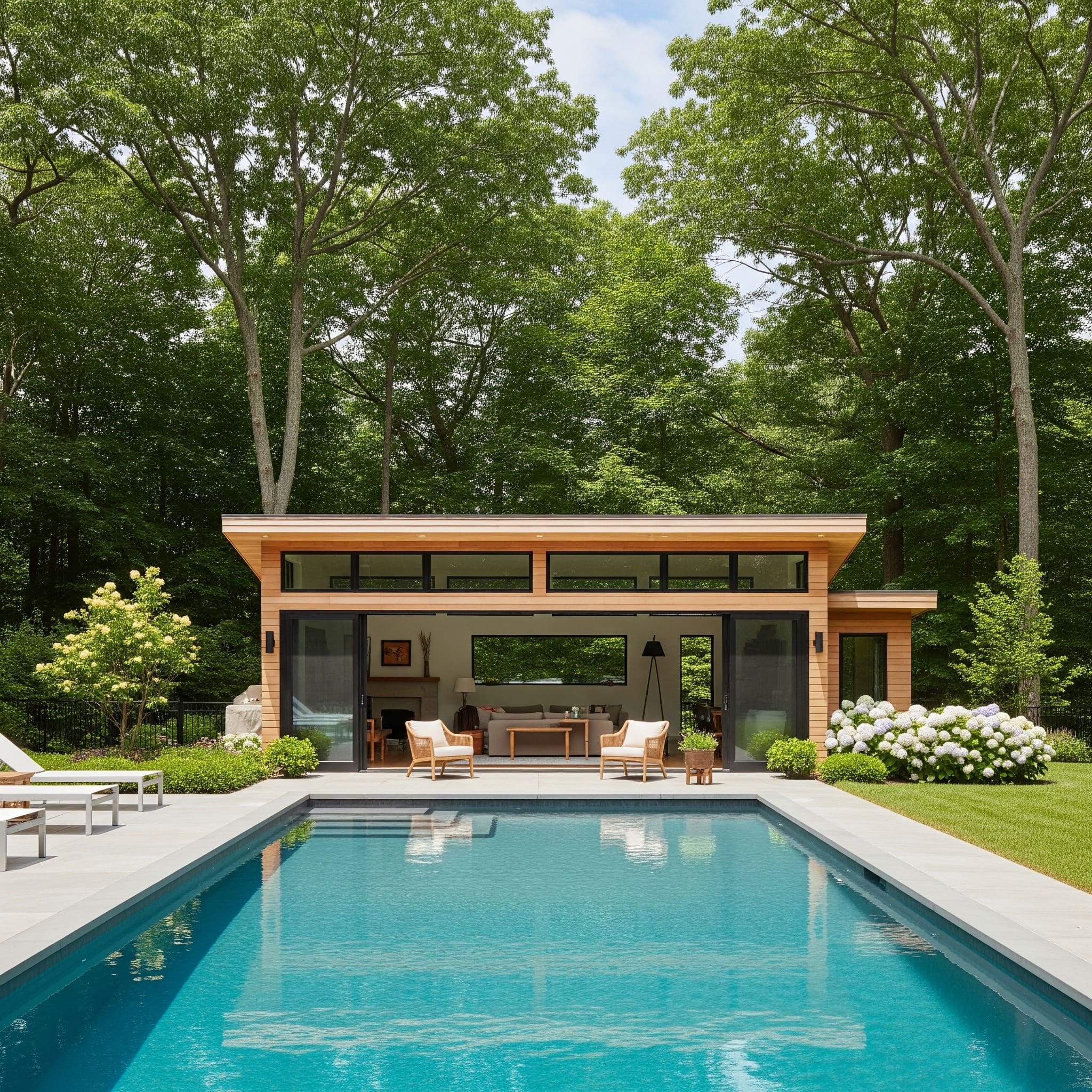 Pool-side Spa